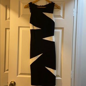 Black and white dress by Cache Contour Collection